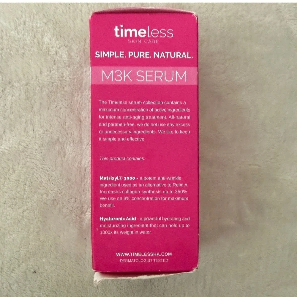 Timeless Skin Care Matrixyl 3000 Serum + Hyaluronic Acid 1 oz Anti‑Aging Younger